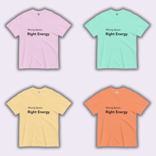 Wrong Spoon. Right Energy. - Pastel Pop, Limited Edition.