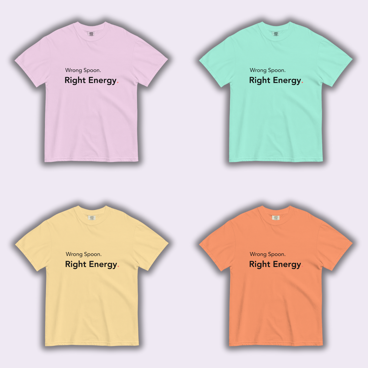 Wrong Spoon. Right Energy. - Pastel Pop, Limited Edition.