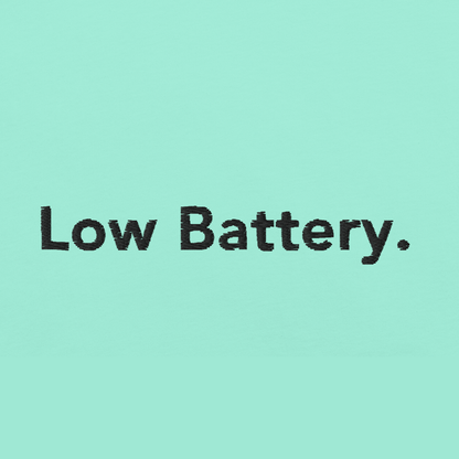 Low Battery. - Pastel Pop, Limited Edition.
