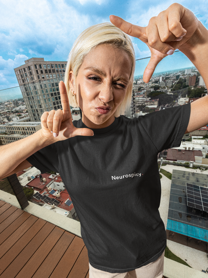 Neurospicy. - Embroidered Oversized Tee